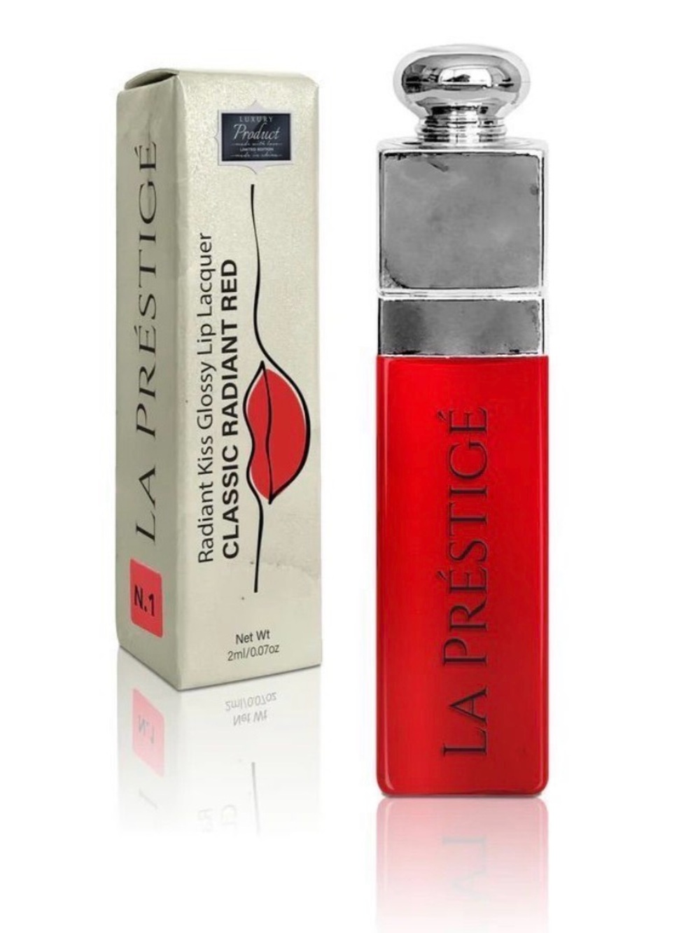Predire La Préstige Radiant Kiss Glossy Lip Lacquer - Classic Radiant Red